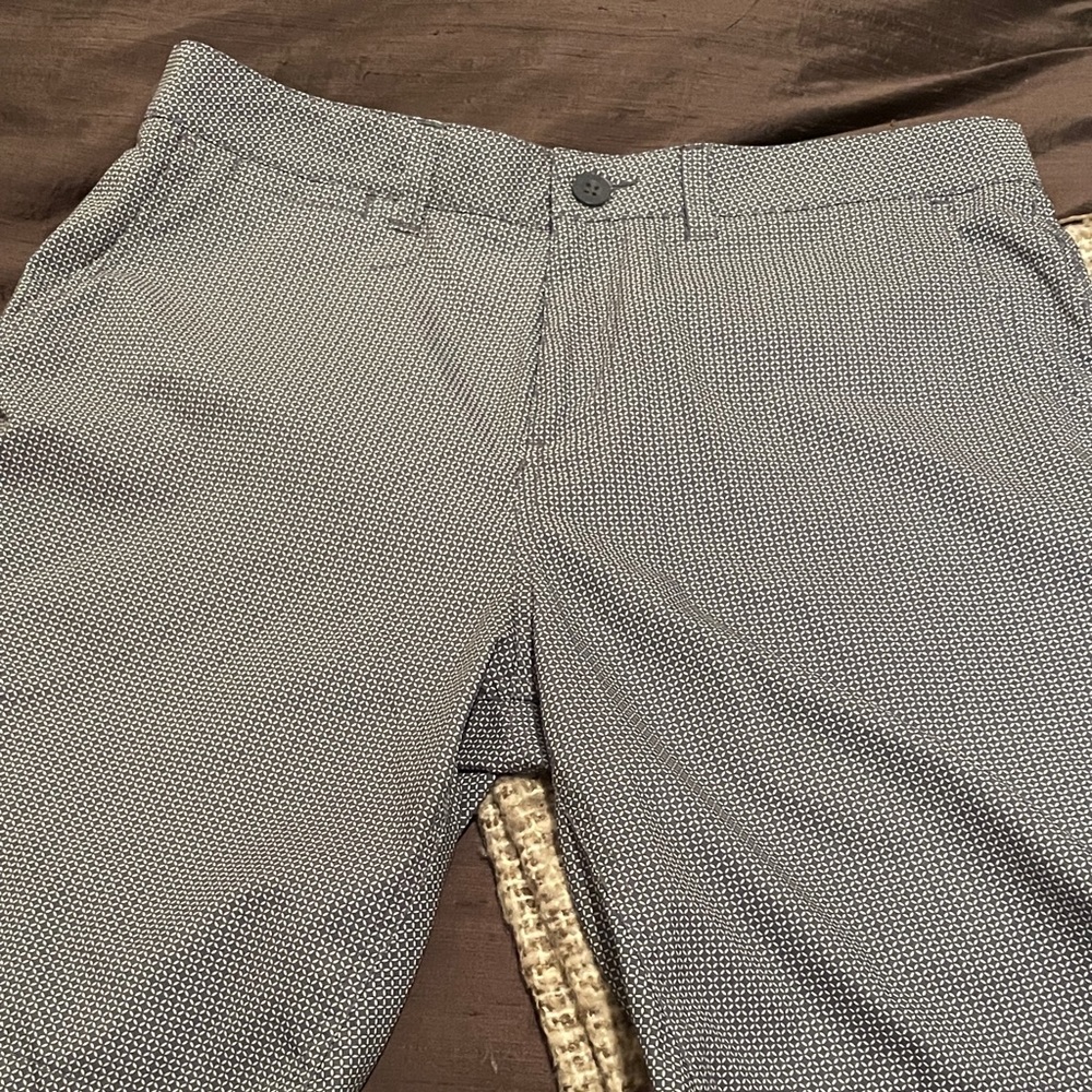 Johnnie-O navy and white designed mens shorts